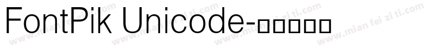 FontPik Unicode字体转换